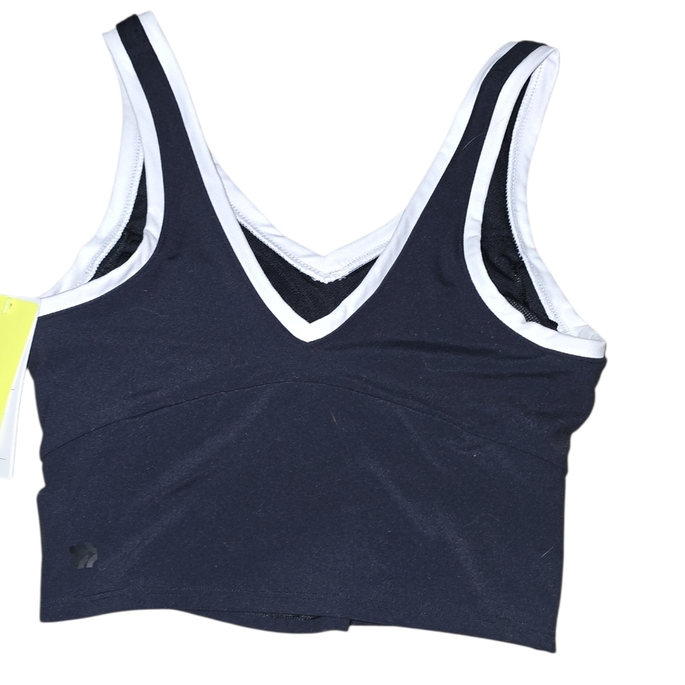 Women's JoyLab Black and White Sports Bra, XS, NWT!!